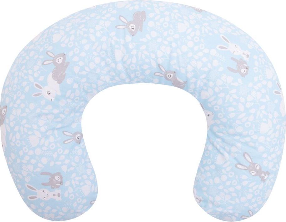 Kojící polštář New Baby Králíčci modrý - obrázek 1