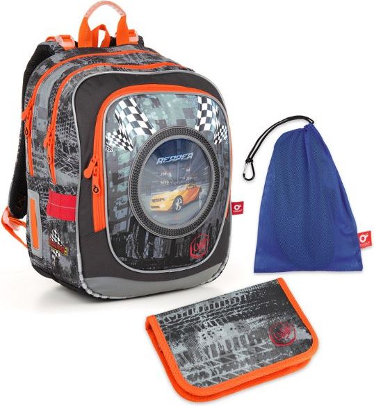 Školní batoh Topgal Auto 3 dílný set ENDY 18018 Medium - Doprava Zdarma - obrázek 1