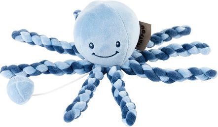 NATTOU První hračka miminka hrající chobotnička PIU PIU Lapidou navy blue - light - obrázek 1