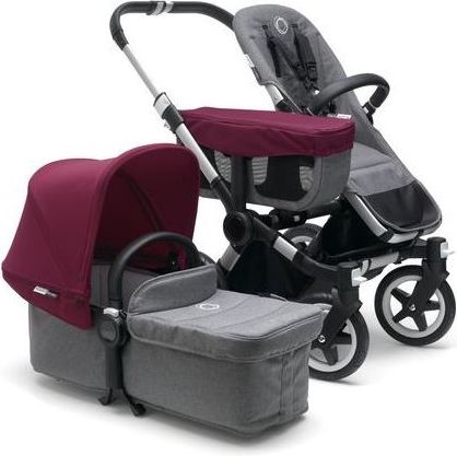 BUGABOO Kočárek Donkey2 Complete Grey /Red - obrázek 1