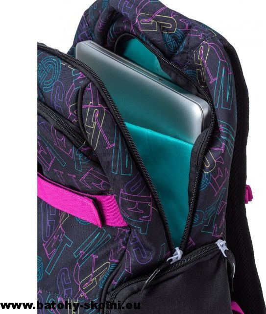 Studentský batoh Nugget Bradley 3 B Traverse Color Black - Doprava Zdarma - obrázek 6