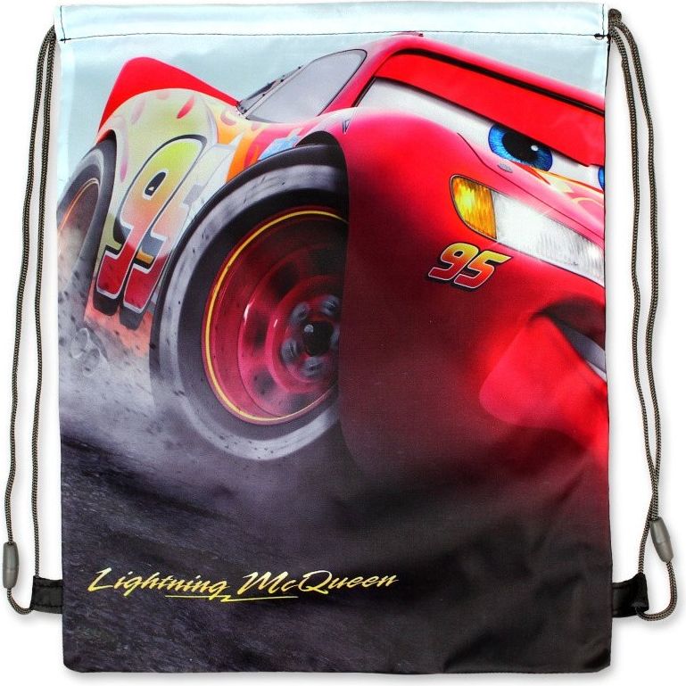 Setino · Sáček na přezůvky / vak na záda Auta 3 - Cars 3 - Blesk McQeen - 40 x 32 cm - obrázek 1