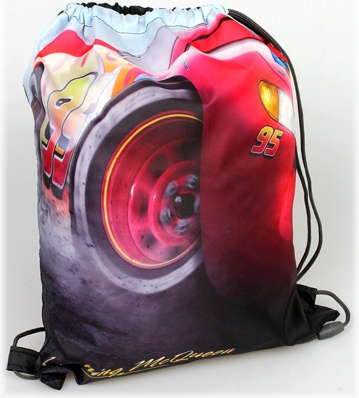 Setino · Sáček na přezůvky / vak na záda Auta 3 - Cars 3 - Blesk McQeen - 40 x 32 cm - obrázek 2
