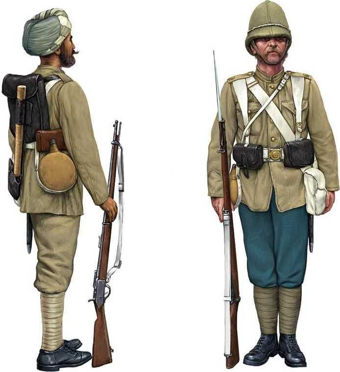 ITALERI Model Kit figurky 6187 - British Infantry and Sepoys (1:72) - obrázek 2