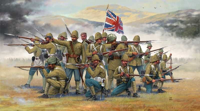 ITALERI Model Kit figurky 6187 - British Infantry and Sepoys (1:72) - obrázek 3