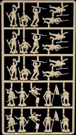 ITALERI Model Kit figurky 6187 - British Infantry and Sepoys (1:72) - obrázek 4