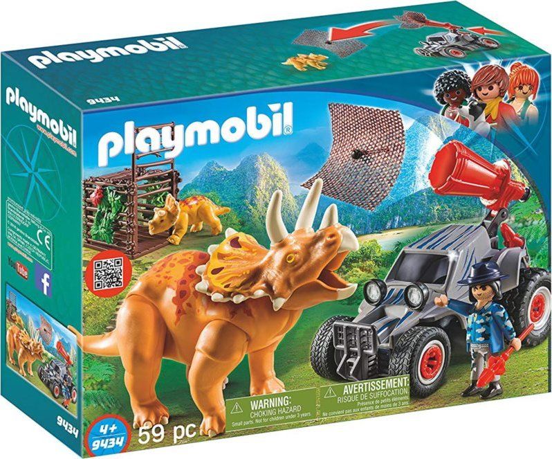 PLAYMOBIL Terénní auto se sítí na lov dinosaurů 9434 - obrázek 1