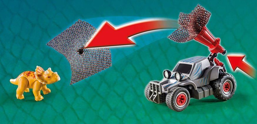 PLAYMOBIL Terénní auto se sítí na lov dinosaurů 9434 - obrázek 2