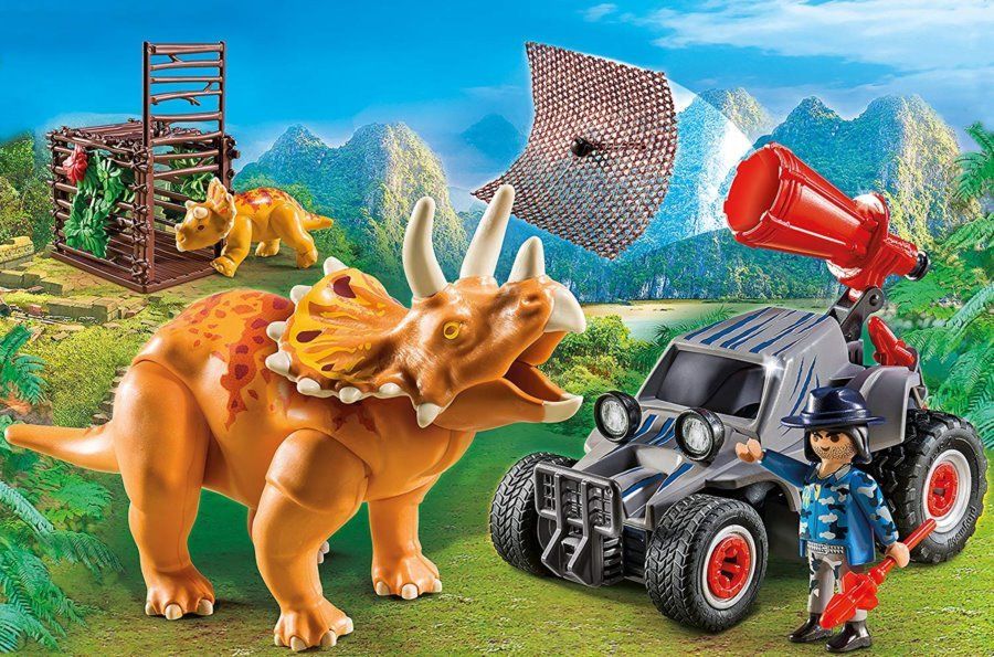 PLAYMOBIL Terénní auto se sítí na lov dinosaurů 9434 - obrázek 3