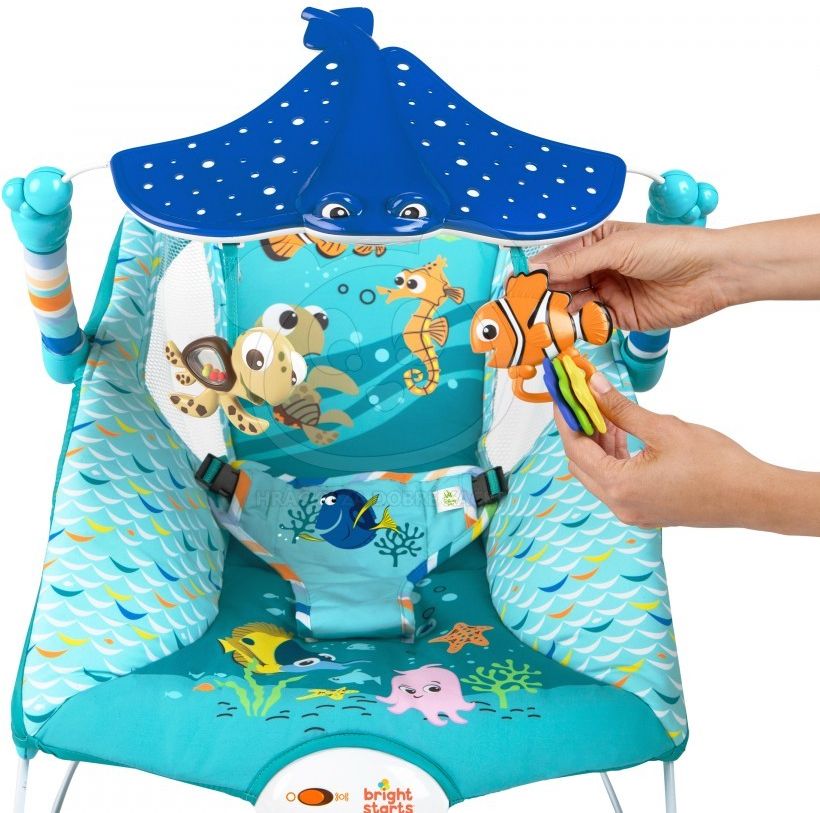 Bright Starts vibrační lehátko Hledá se Nemo - obrázek 4
