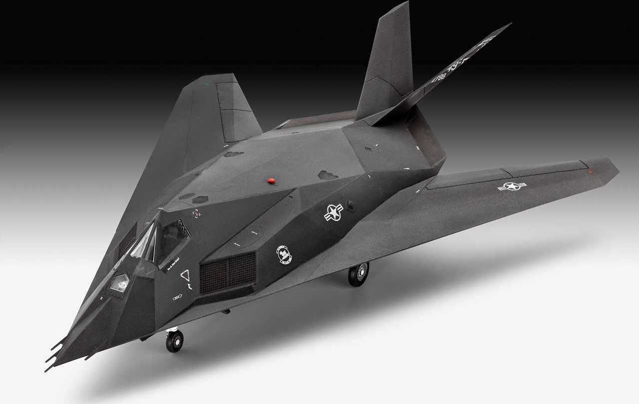 REVELL ModelSet letadlo 63899 - Lockheed Martin F-117A Nighthawk (1:72) - obrázek 7