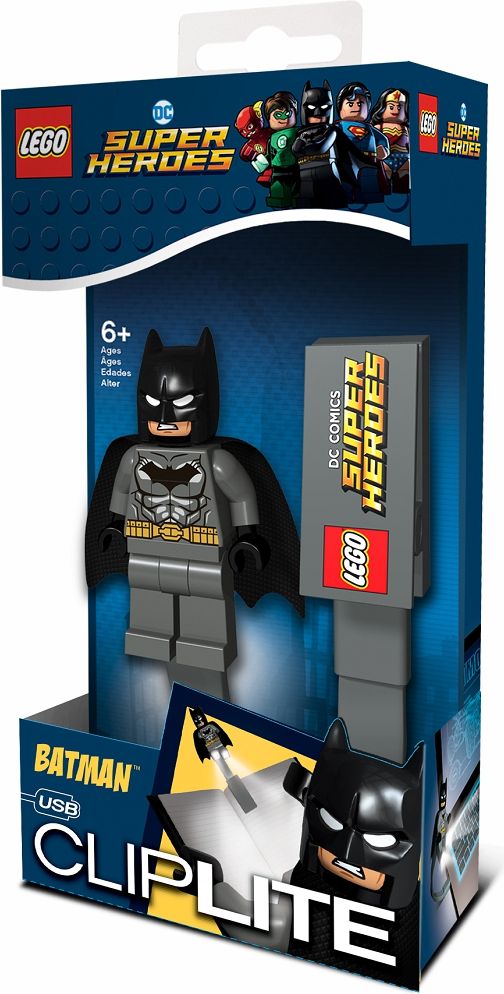 LEGO DC Super Heroes Grey Batman lampička na čtení - obrázek 1