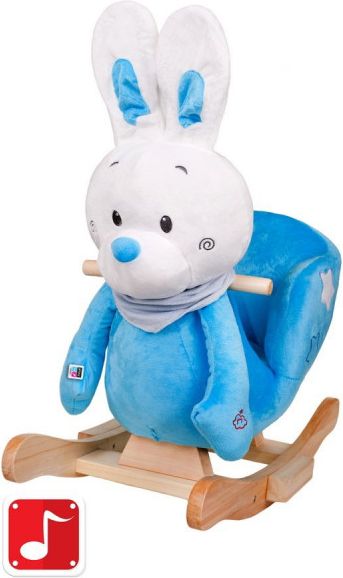PLAYTO Houpací hračka PlayTo králíček modrá - obrázek 1