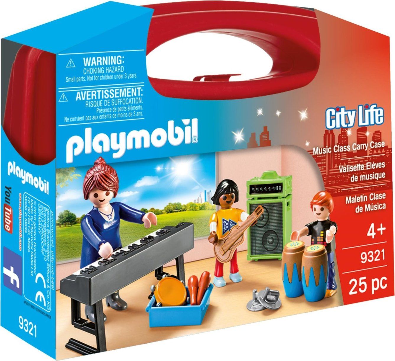 PLAYMOBIL Přenosný box Hodina hudební výchovy 9321 - obrázek 1