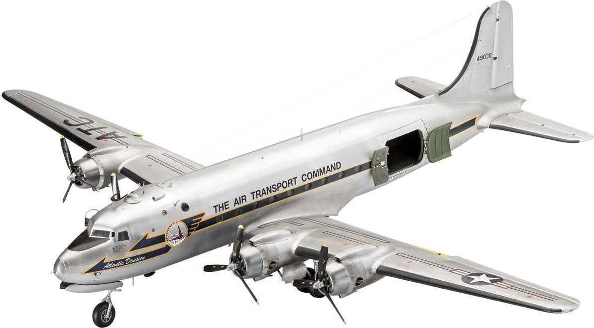 REVELL Plastic ModelKit letadlo Limited Edition 03910 - C-54D Skymaster 70th Anniversary Berlin Airlift (1:72) - obrázek 8