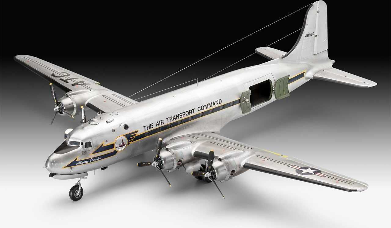 REVELL Plastic ModelKit letadlo Limited Edition 03910 - C-54D Skymaster 70th Anniversary Berlin Airlift (1:72) - obrázek 9