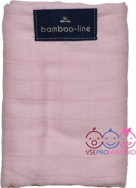 Bambusová plena Bamboo-line světle růžová - obrázek 1