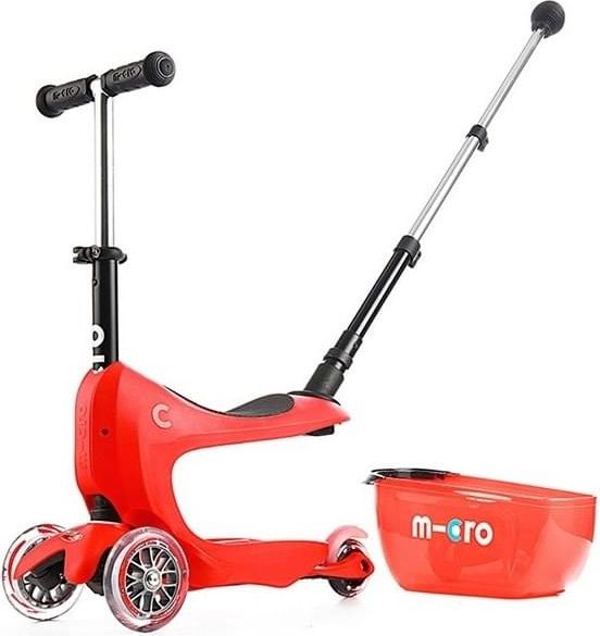 Koloběžka Micro Mini2go Deluxe Plus - red uni - obrázek 1