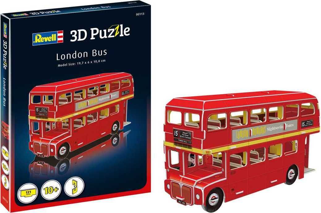 3D Puzzle REVELL 00113 - London Bus - obrázek 4