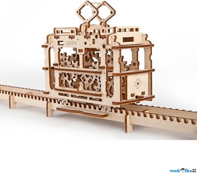 3D mechanický model - Tramvaj (Ugears) - obrázek 1