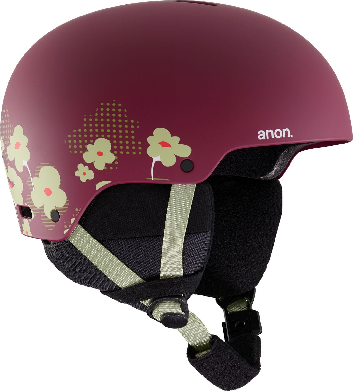 Anon Rime 3 - Flower Maroon EU S/M (48-51) - obrázek 1