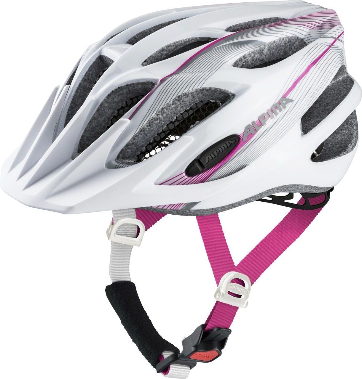 Alpina Fb Jr. 2.0 Flash - white/pink/silver 50-55 - obrázek 1