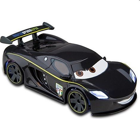 CARS 2 (Auta 2) - 4pack We Light-Up II - Lightning McQueen + Lewis + Miguel + Jeff - obrázek 4