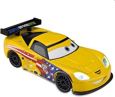 CARS 2 (Auta 2) - 4pack We Light-Up II - Lightning McQueen + Lewis + Miguel + Jeff - obrázek 5