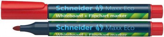 Popisovač na bílou tabuli a flipchart "Maxx Eco 110", červená, 1,3mm, kuželový hrot, SCHNEIDER - obrázek 1