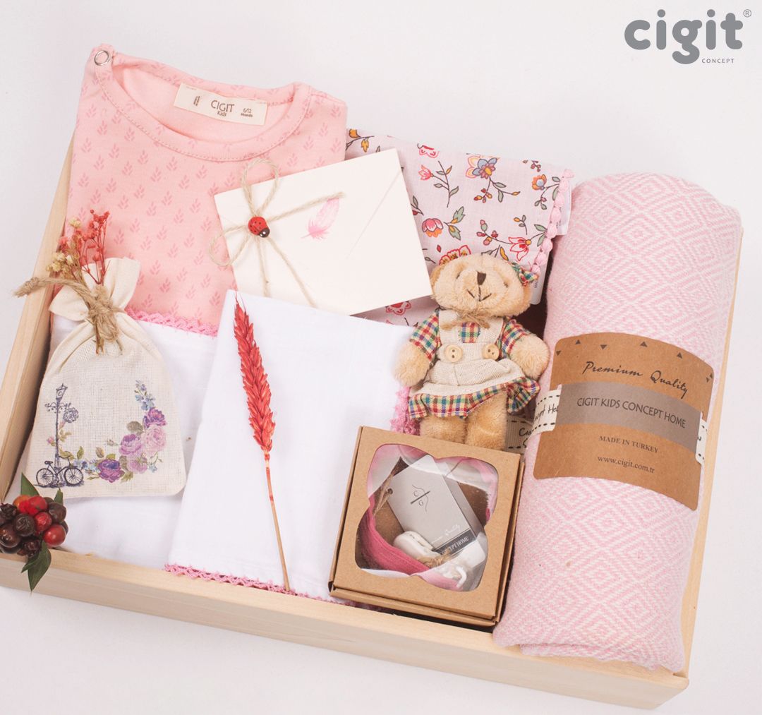 Cigit Premium růžový dárkový set pro holčičky - obrázek 2