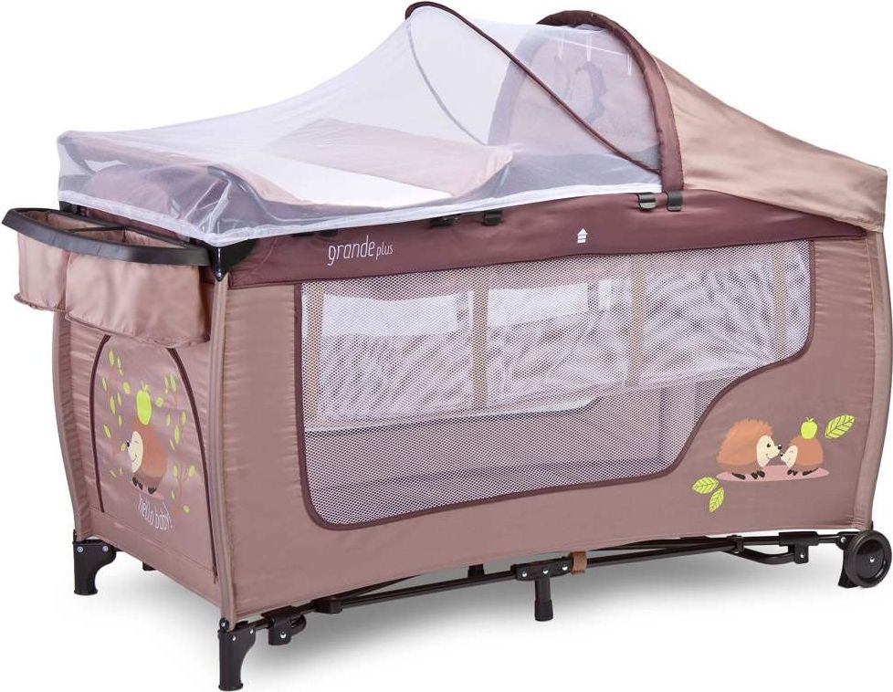 Cestovní postýlka CARETERO Grande Plus 2018 beige - obrázek 1