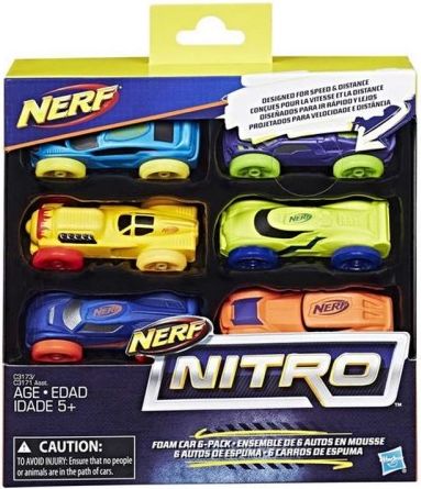 Nerf Nitro náhradní nitro 6 ks asst - obrázek 1