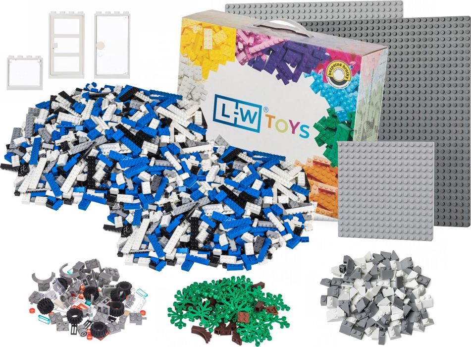 LW Toys Stavebnice pro děti - Policejní základna velká - obrázek 1
