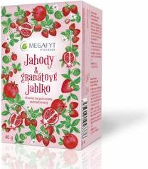 Megafyt Jahody a granátové jablko ovocný čaj porcovaný 20x2 g - obrázek 1