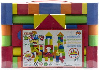 Teddies 50093 Kostky pěnové 41ks v plastové tašce 32x21cm - obrázek 2