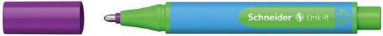 Kuličkové pero "Link-it", fialová, 0,7 mm, SCHNEIDER - obrázek 1