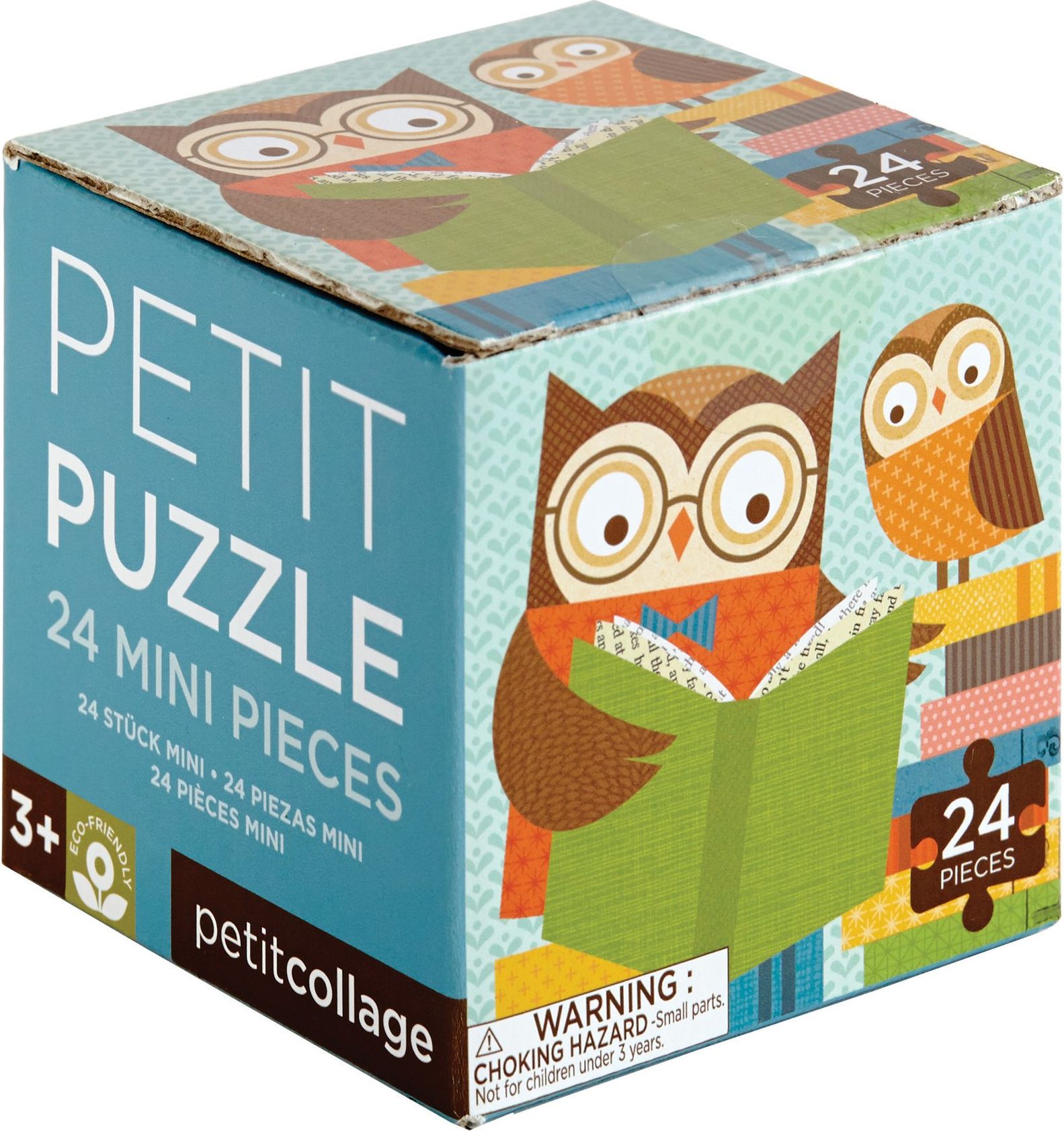 Petitcollage Puzzle sova čte - obrázek 3
