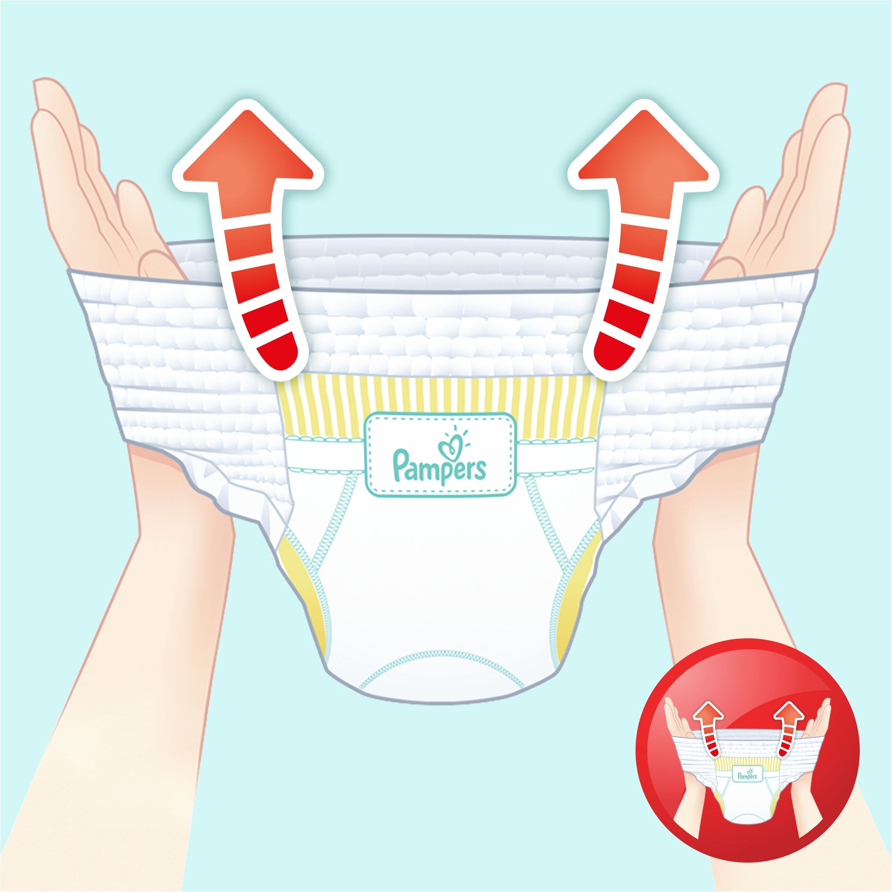 Pampers Pants Kalhotkové plenky vel. 3 6-11 kg Jumbo Pack 60 ks - obrázek 6