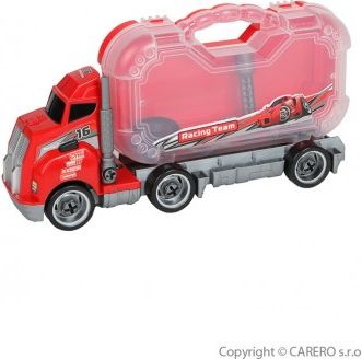 Dětské nákladní auto s nářadím Bayo 10ks, Červená - obrázek 1