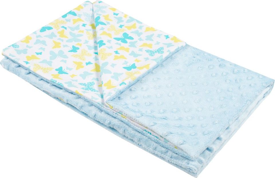 Dětská deka z Minky New Baby modrá 80x102 cm - obrázek 2