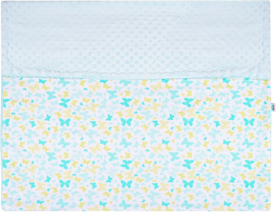 Dětská deka z Minky New Baby modrá 80x102 cm - obrázek 3