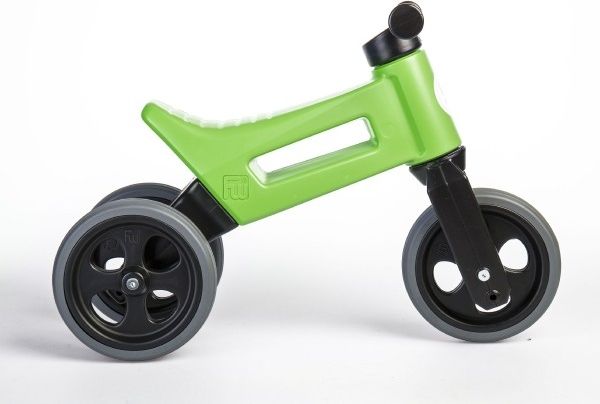 Odrážedlo zelené FUNNY WHEELS NEW SPORT 2v1 v krabici - obrázek 1