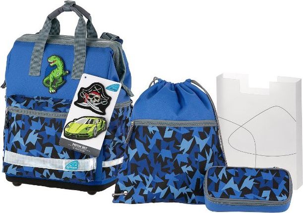 Školní aktovka 4 dílný set auto Neo Catch Schneiders - obrázek 2