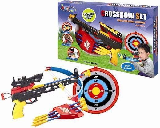 Hrací set G21 Kuše pistolová modrá - obrázek 1