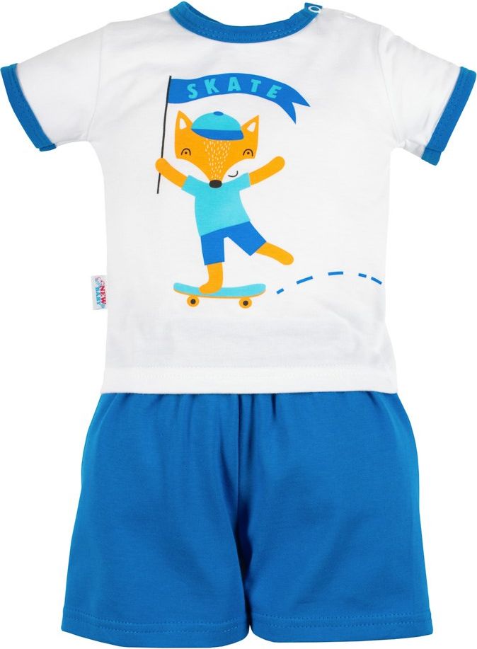 Kojenecká souprava tričko a kraťásky New Baby Liška 80 (9-12m) - obrázek 1