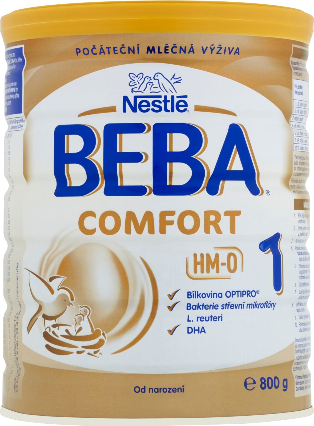 6x BEBA COMFORT 1 HM-O (800 g) - kojenecké mléko - obrázek 1