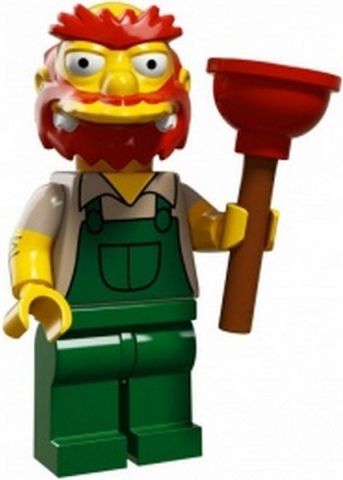 Lego Minifigurky 71009 Simpsonovi - 2. série - Školník Willie - obrázek 1