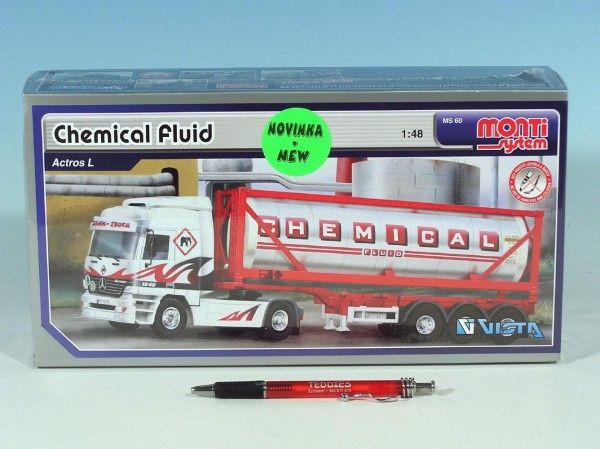 Stavebnice Monti 60 Chemical Fluid Actros L-MB 1:48 v krabici 31,5x16,5x7,5cm - obrázek 1
