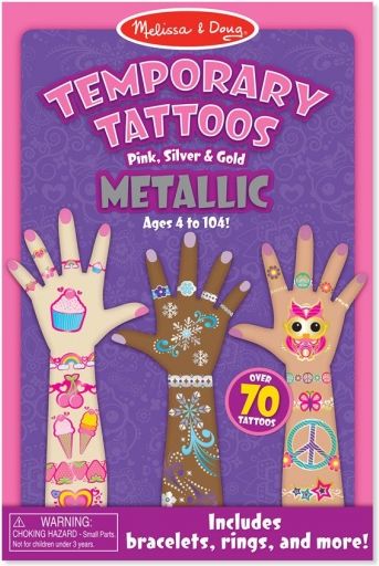 Melissa&Doug Melissa&Doug Dětské metalické tetování - obrázek 1