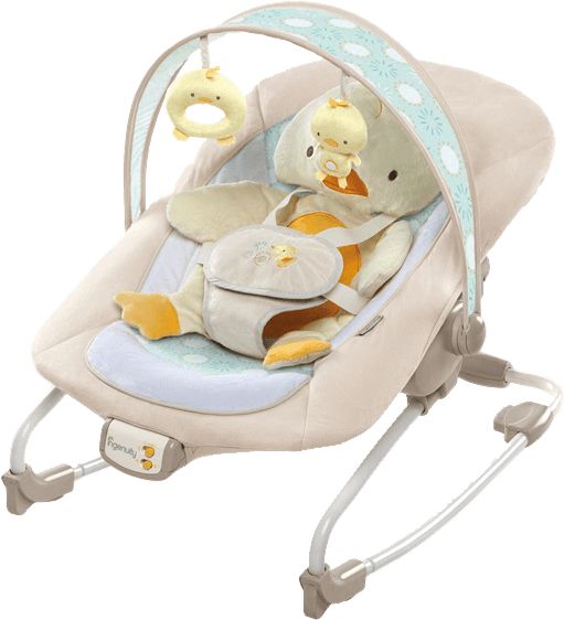 INGENUITY Houpátko vibrující s melodií Qcks&Cuddles™ 0m+, do 18kg, 2016 - obrázek 1